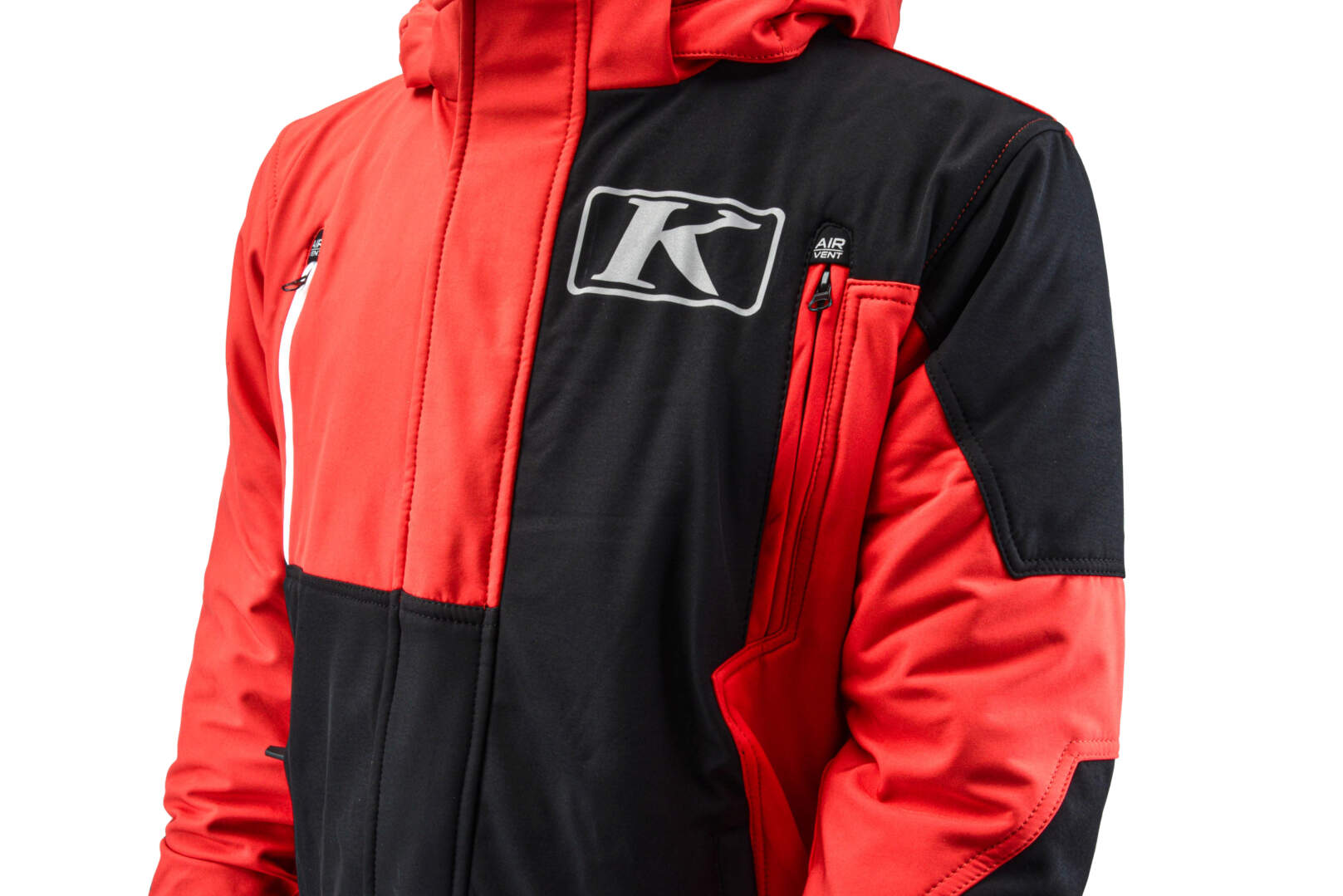 Куртка для снегохода KLIM KOMPOUND №1 black-red (текстиль) (S)
