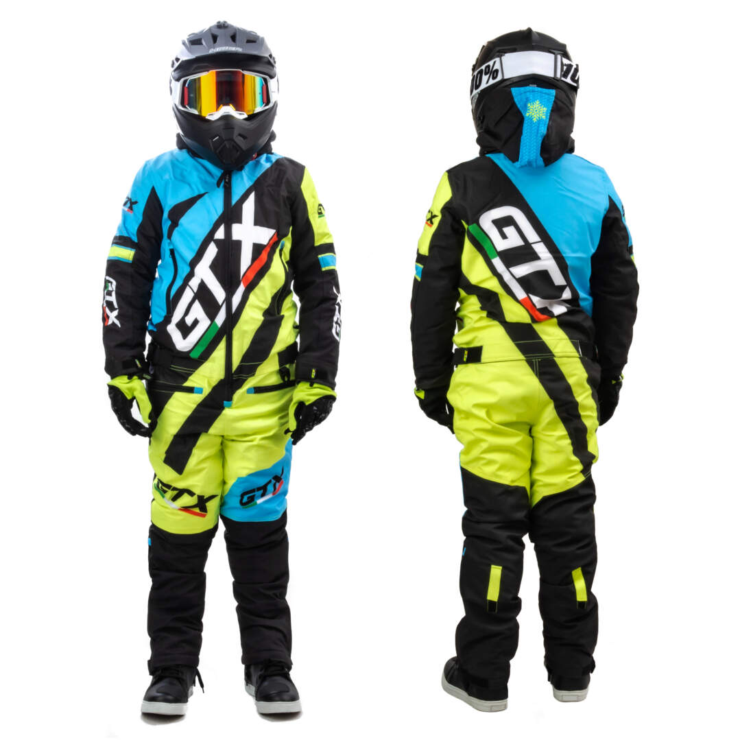 Комбинезон для снегохода (детский) GTX №6 blue-yellow (текстиль) (10Y) Комбинезон для снегохода (детский) GTX №6 blue-yellow (текстиль) (10Y)